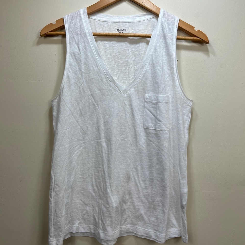 Madewell White Tank Top